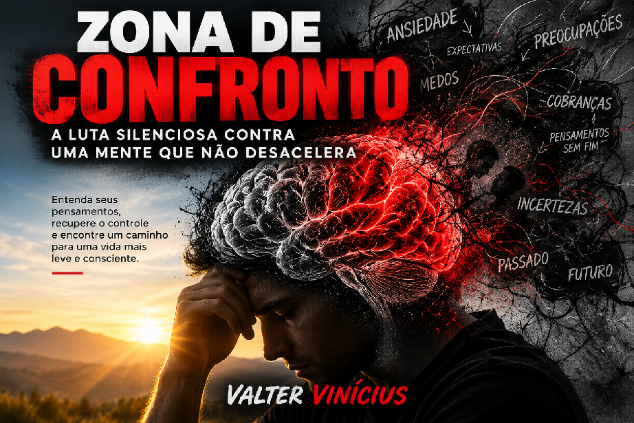 Zona de Confronto, de Valter Vinícius: a luta silenciosa contra uma mente que não desacelera